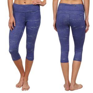 NIKE Dri-Fit Epic Run Printed Capri Leggings, Blue Legend, Size S